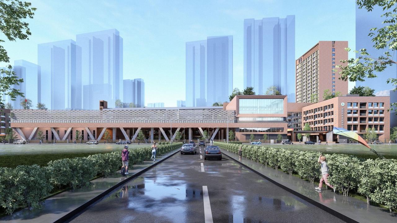 BIM建筑|深圳市黄龙坡九年一贯制学校 / 一境建筑设计