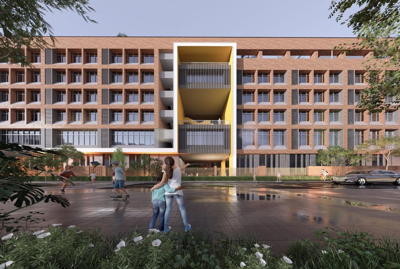 BIM建筑|深圳市黄龙坡九年一贯制学校 / 一境建筑设计