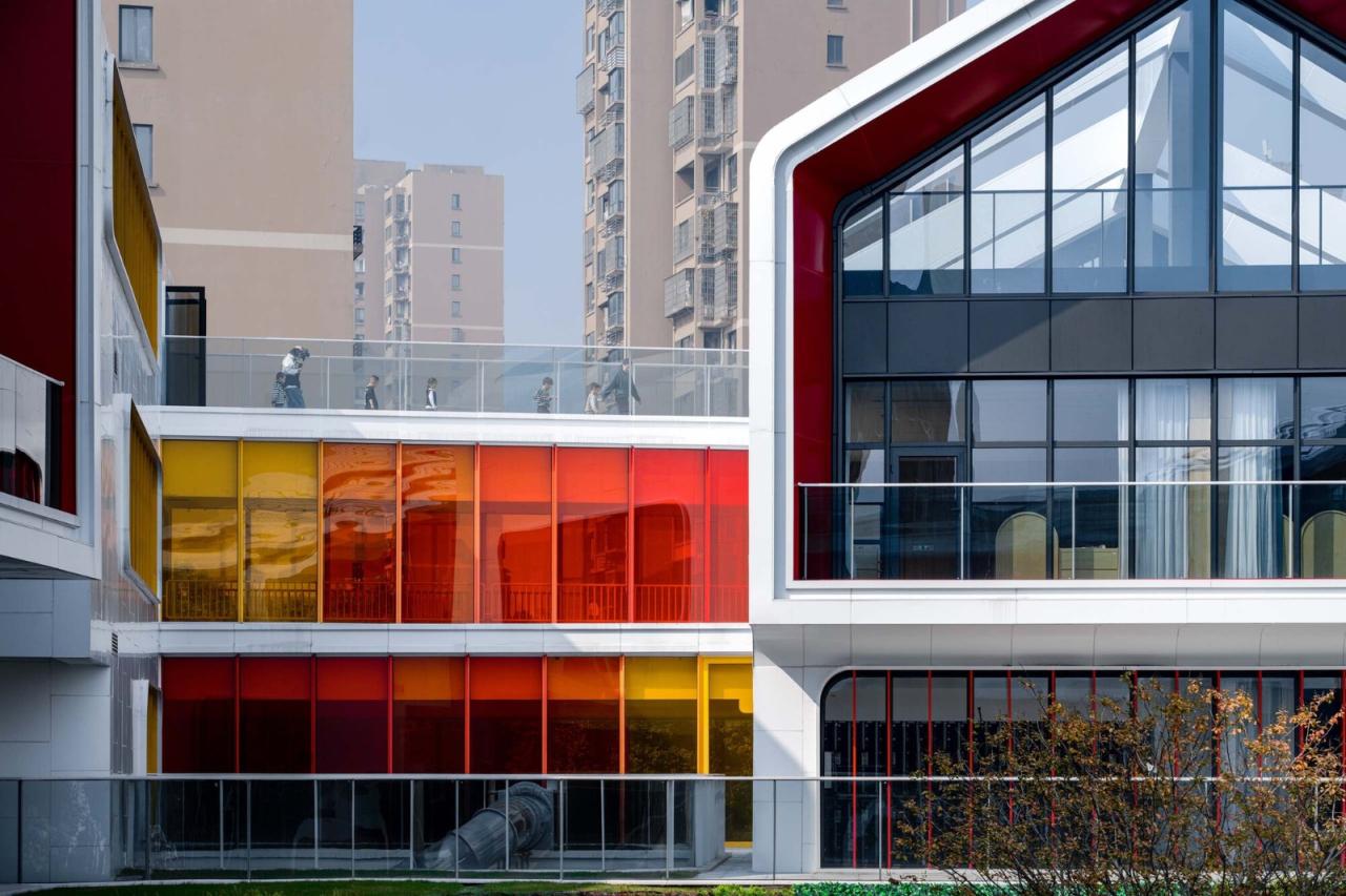 BIM建筑|金昌蒙德斐尔.幼儿园 / 零壹城市建筑事务所