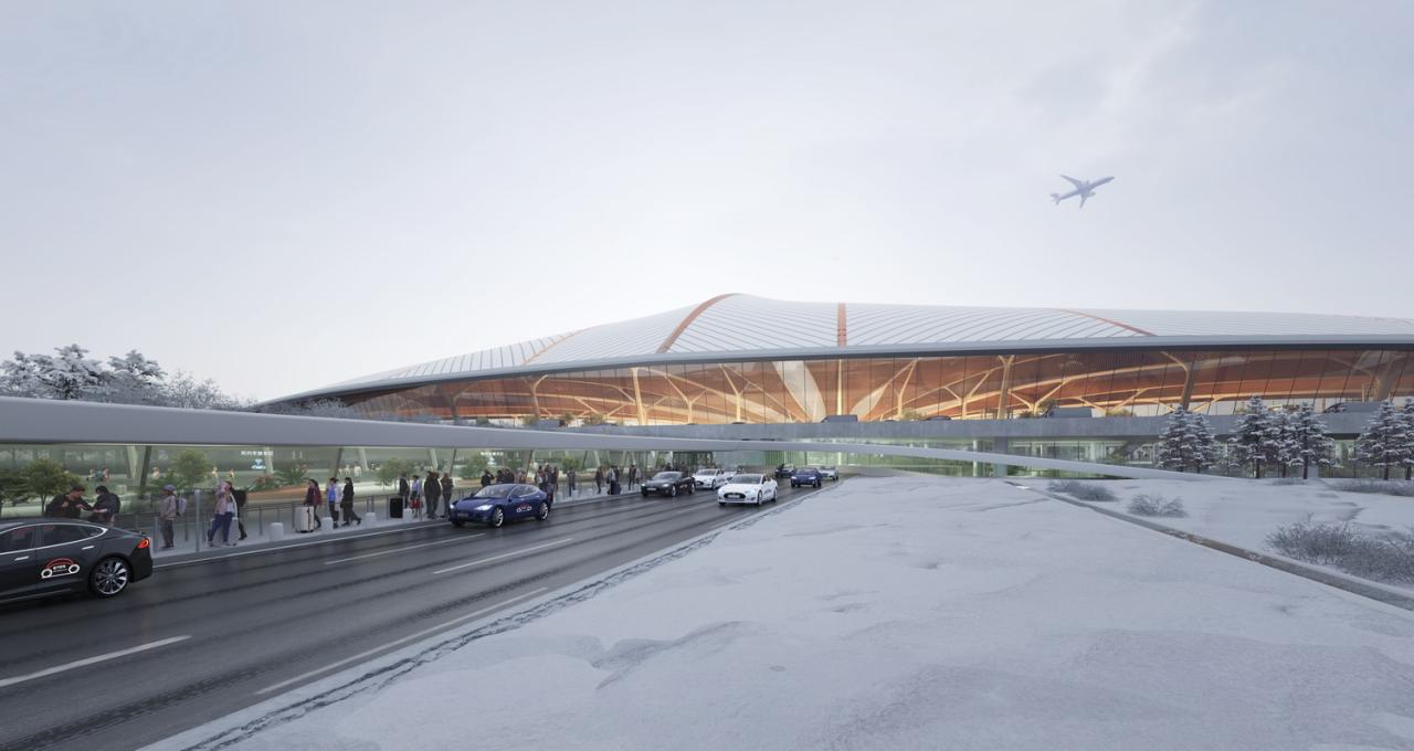 BIM建筑|长春机场新航站楼中标方案 / MAD联合体