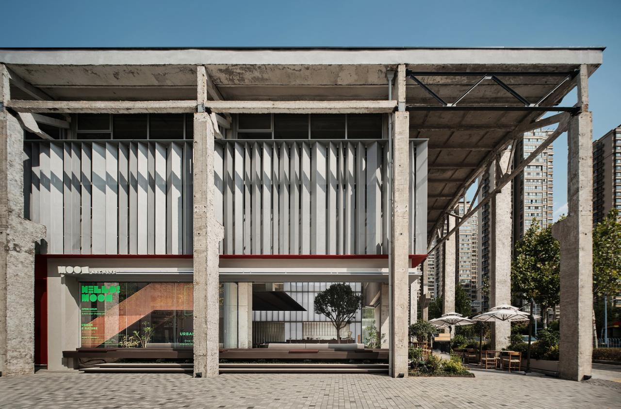 BIM建筑|消融边界的“街边公园”：MOOI ARCHIVE / 三厘社TRIOSTUDIO