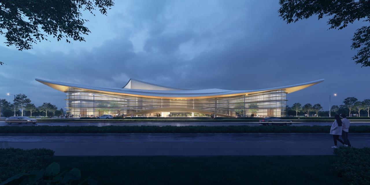 BIM建筑|东湖鹤舞：武汉湖光序曲城市度假酒店（国际竞赛优胜奖）/ 维思平建筑设计