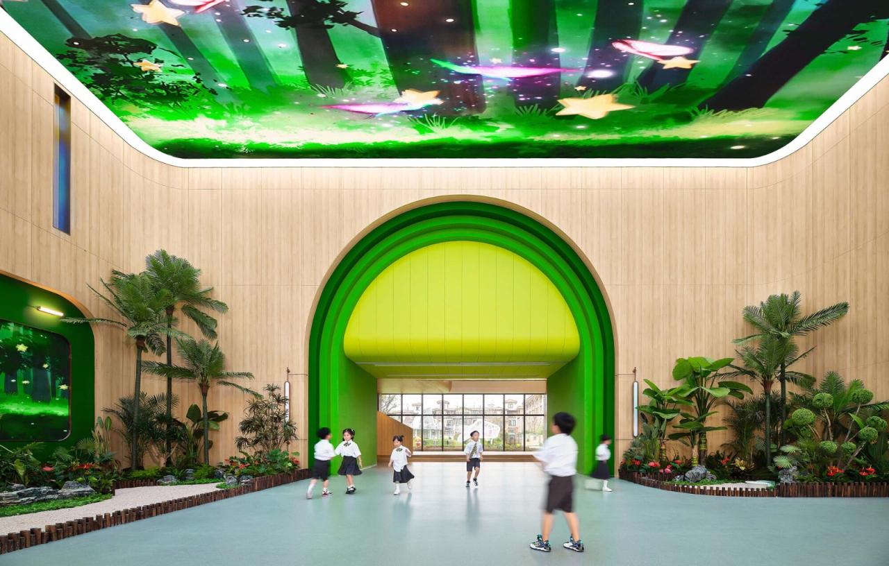 BIM建筑|金昌蒙德斐尔.幼儿园 / 零壹城市建筑事务所