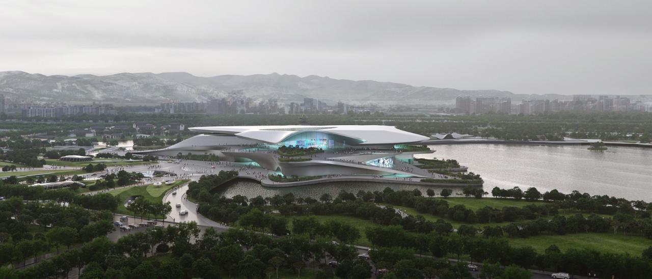 BIM建筑|成都科幻馆：2023世界科幻大会和雨果奖主会场 / 扎哈事务所