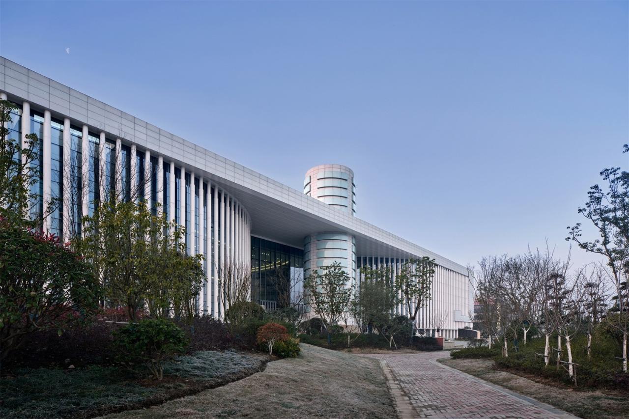 BIM建筑|肥东县大剧院文化馆 / 上海华都建筑规划设计有限公司