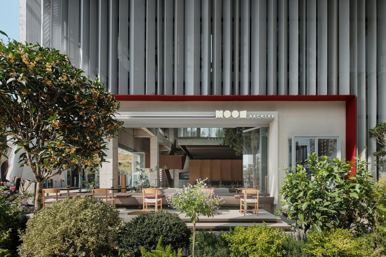 BIM建筑|消融边界的“街边公园”：MOOI ARCHIVE / 三厘社TRIOSTUDIO