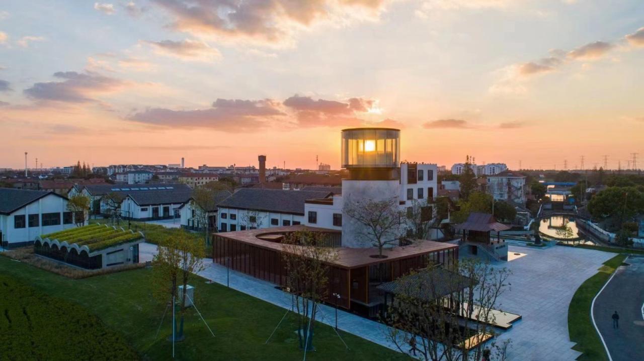 BIM建筑|长三角一体化示范区：丁栅水乡SOHO智慧粮仓 / line+建筑事务所、MLA+