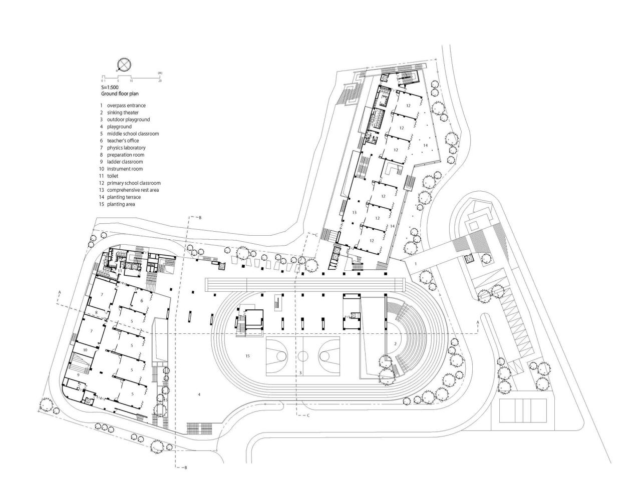BIM建筑|罗湖未来中小学 / 日比野设计 + 幼儿的城 + 纯粹实践