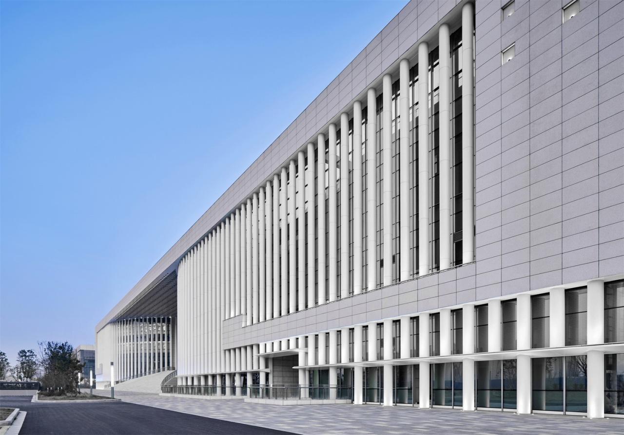 BIM建筑|肥东县大剧院文化馆 / 上海华都建筑规划设计有限公司