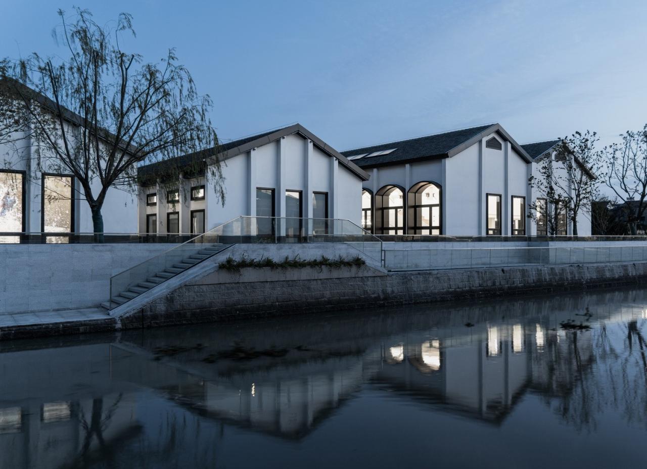 BIM建筑|长三角一体化示范区：丁栅水乡SOHO智慧粮仓 / line+建筑事务所、MLA+