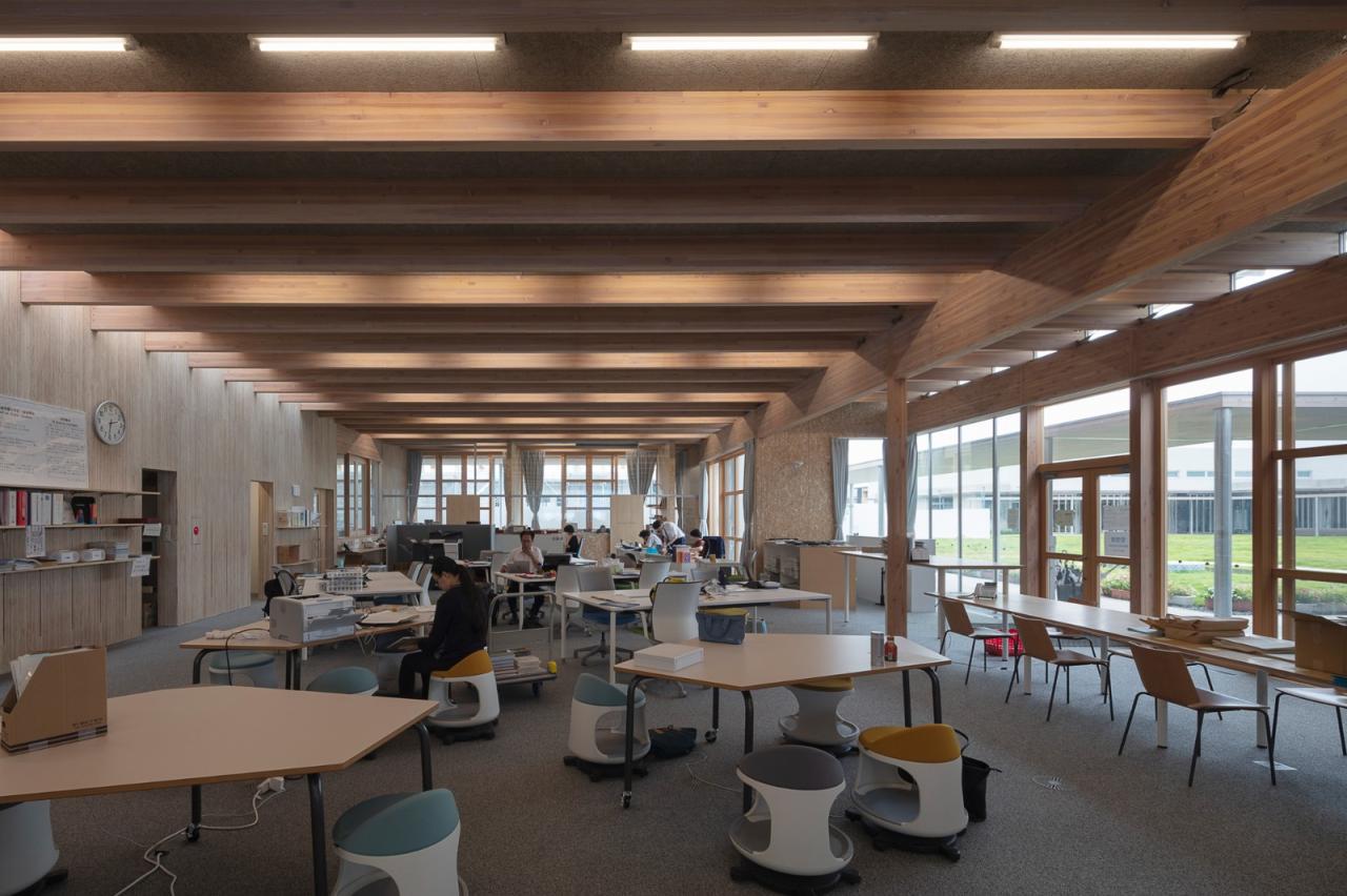 BIM建筑|组团式校园，广岛叡智学院 / CAn