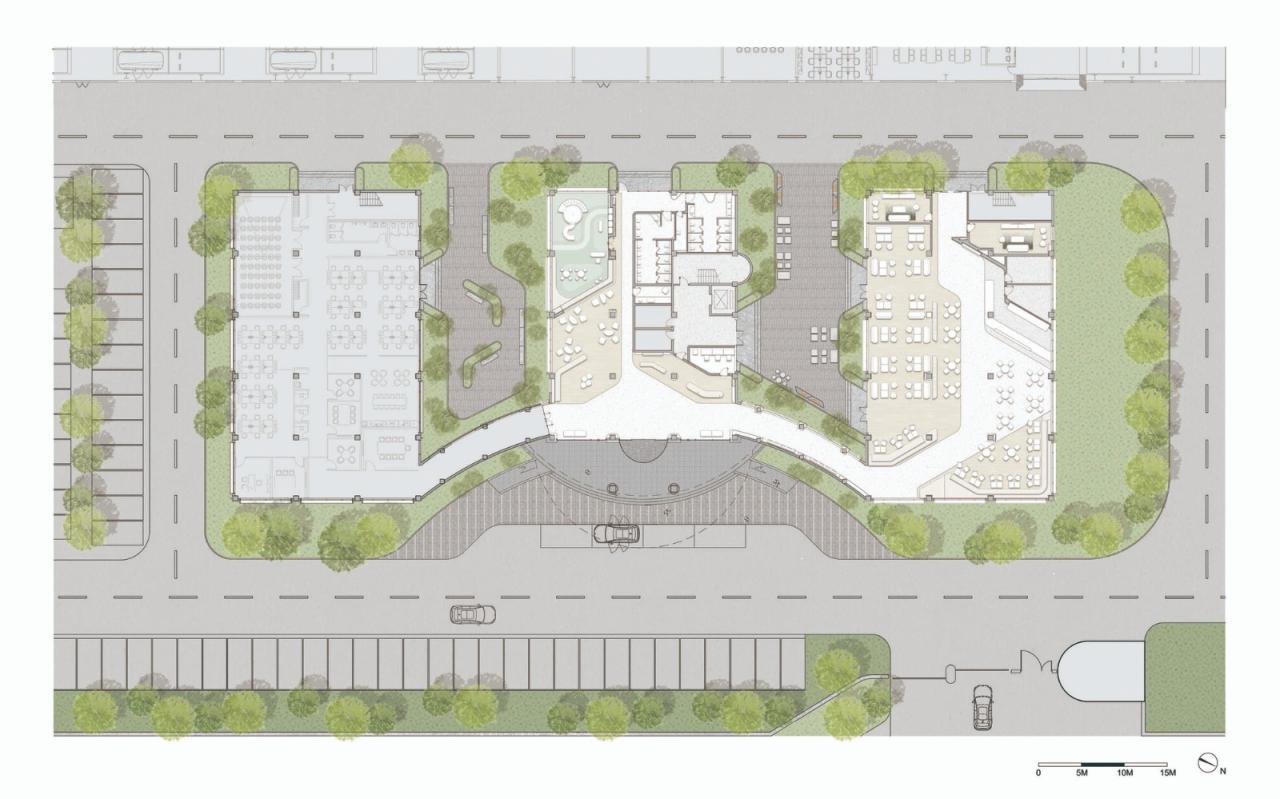 BIM建筑|蔚来交付中心 / Kokaistudios