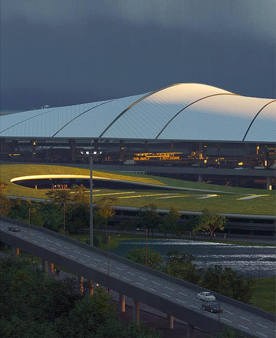 BIM建筑|长春机场新航站楼中标方案 / MAD联合体