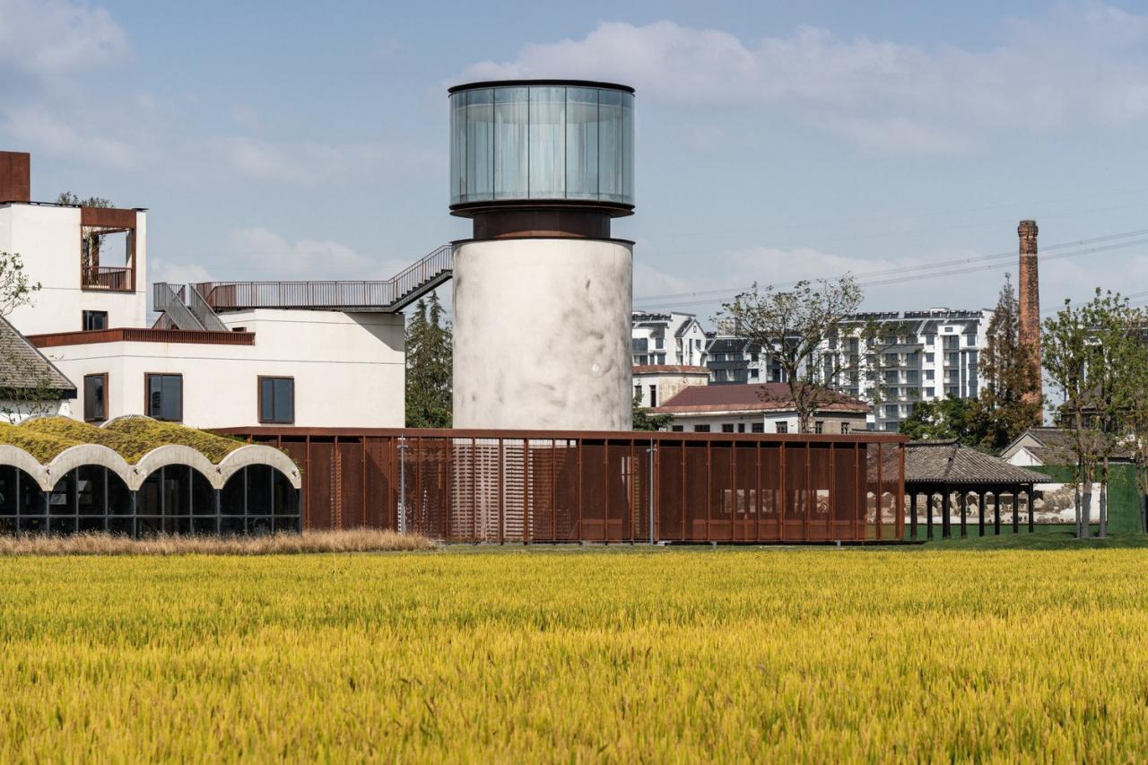 BIM建筑|长三角一体化示范区：丁栅水乡SOHO智慧粮仓 / line+建筑事务所、MLA+