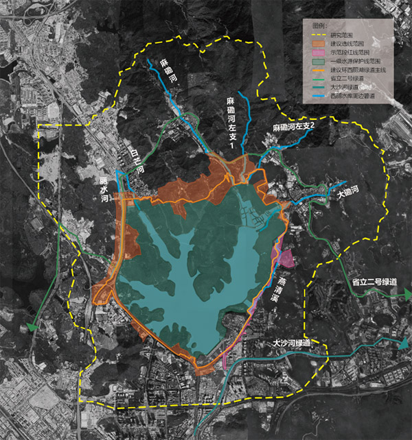 BIM建筑|深圳：环西丽湖绿道（一期）概念方案设计国际竞赛正式公告