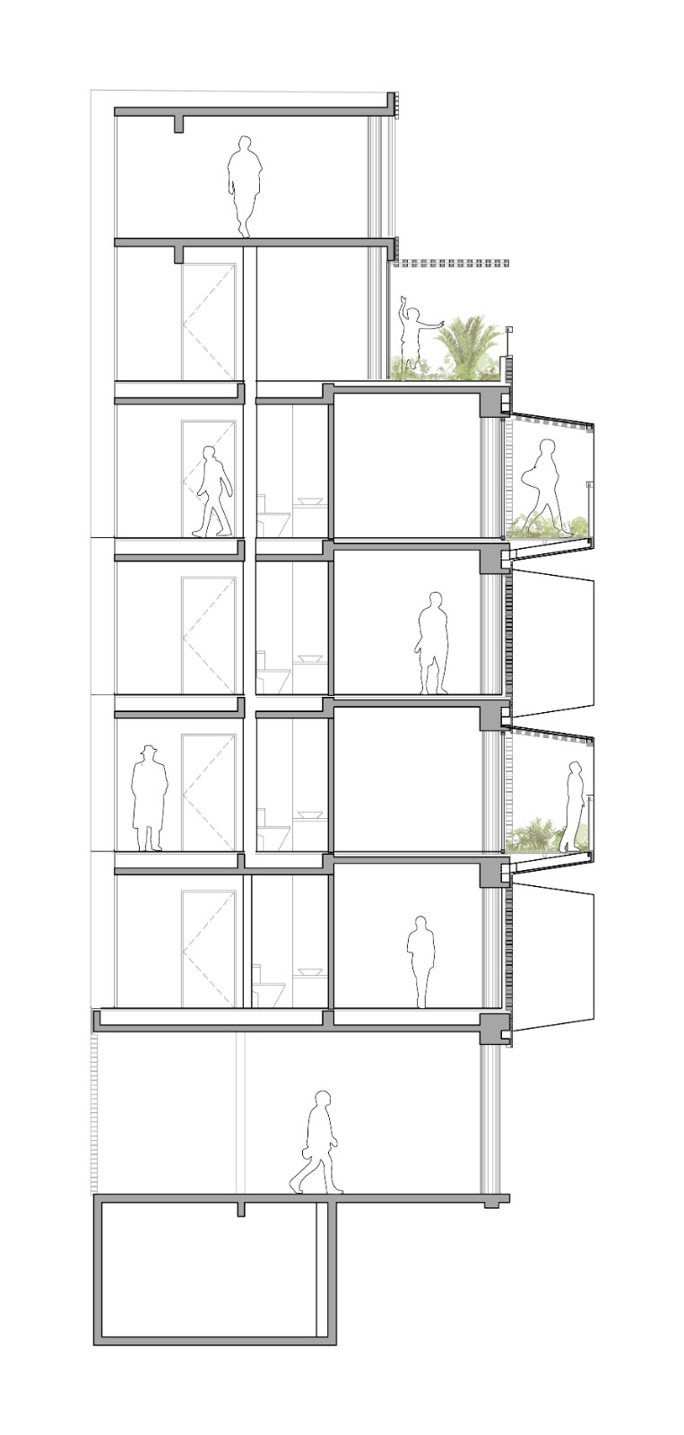 BIM建筑|M 5605 住宅 / Arqtipo