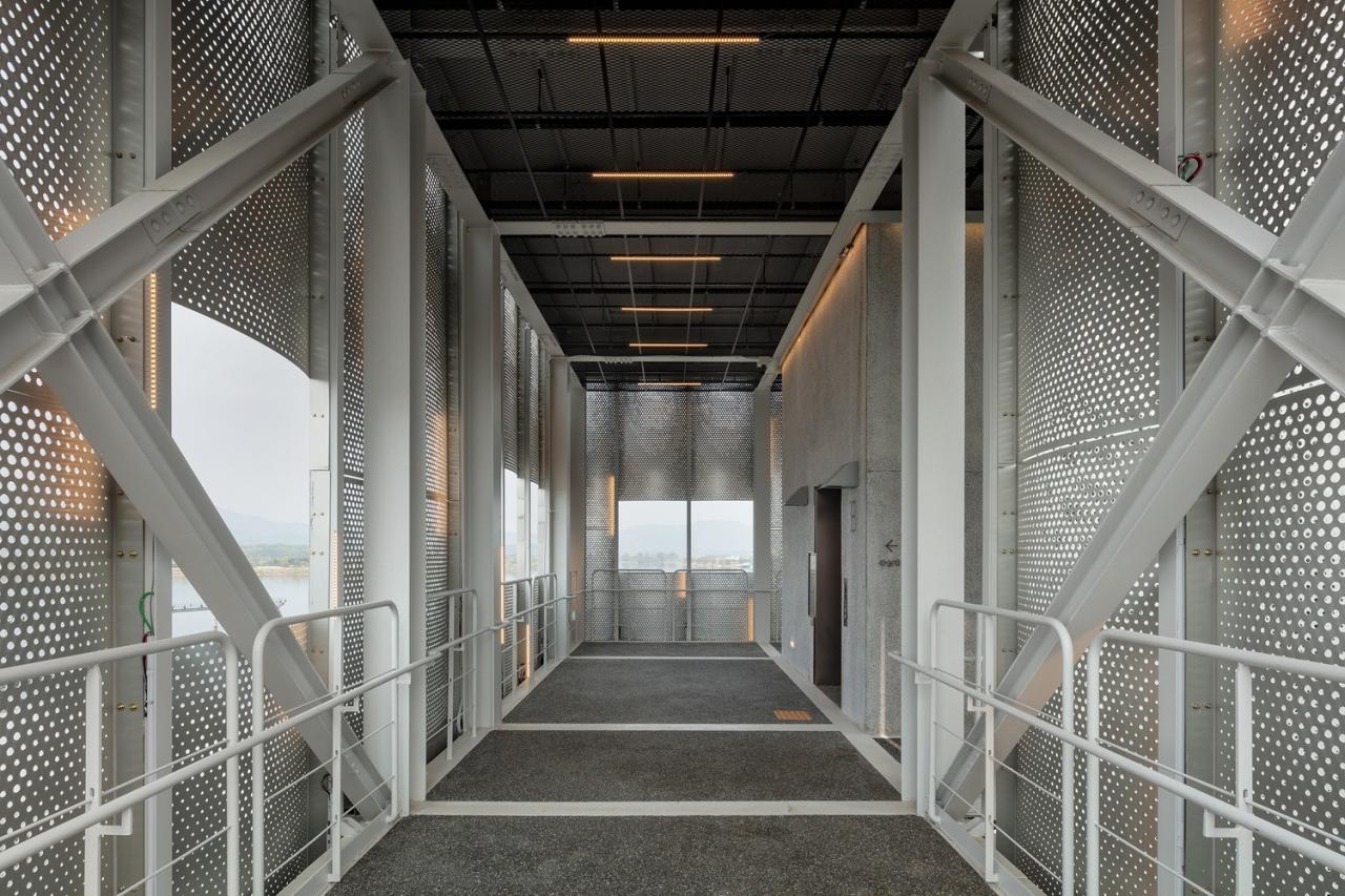 BIM建筑|穿孔板高阶用法，千高原观景台 / Emer-sys