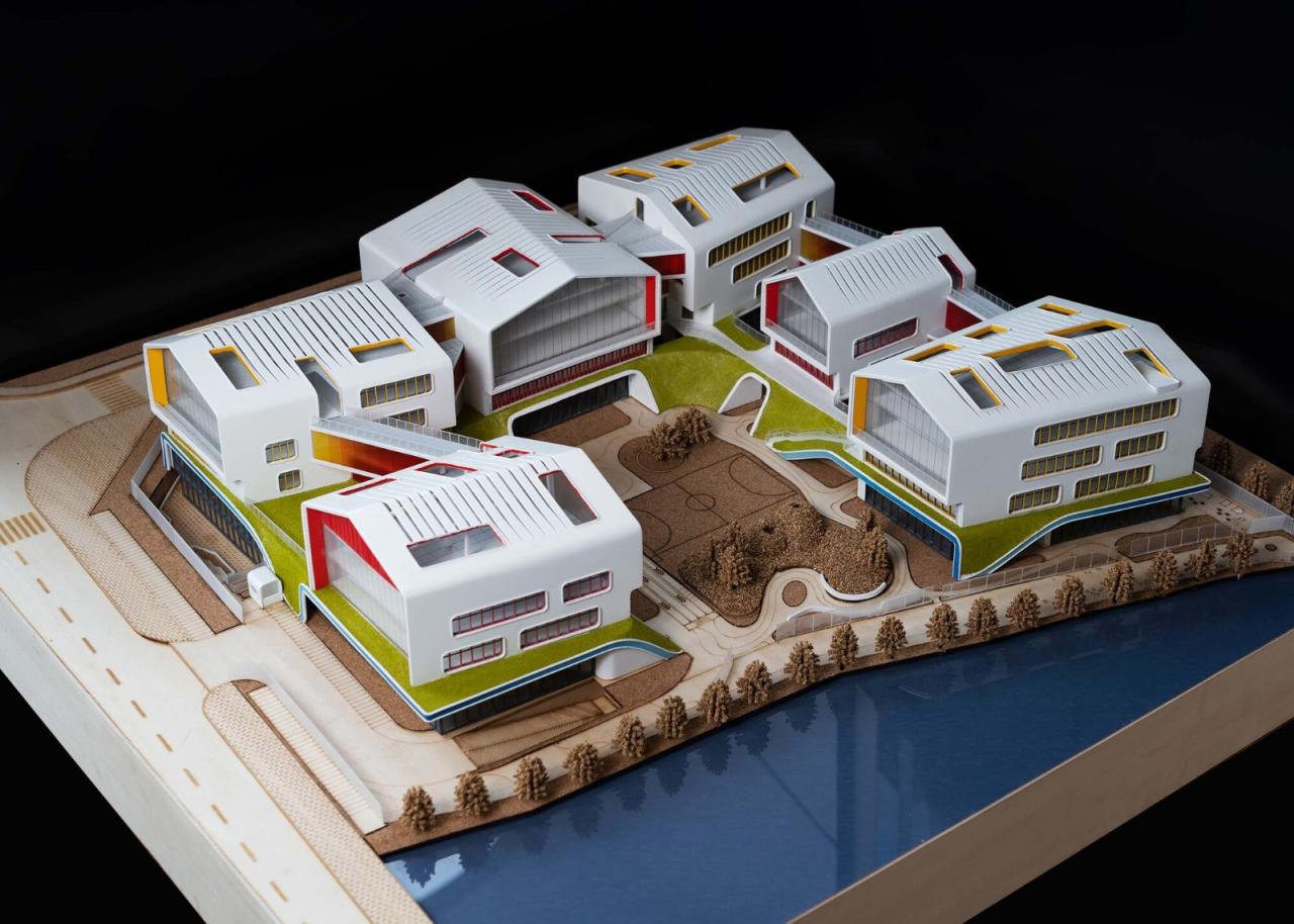 BIM建筑|金昌蒙德斐尔.幼儿园 / 零壹城市建筑事务所