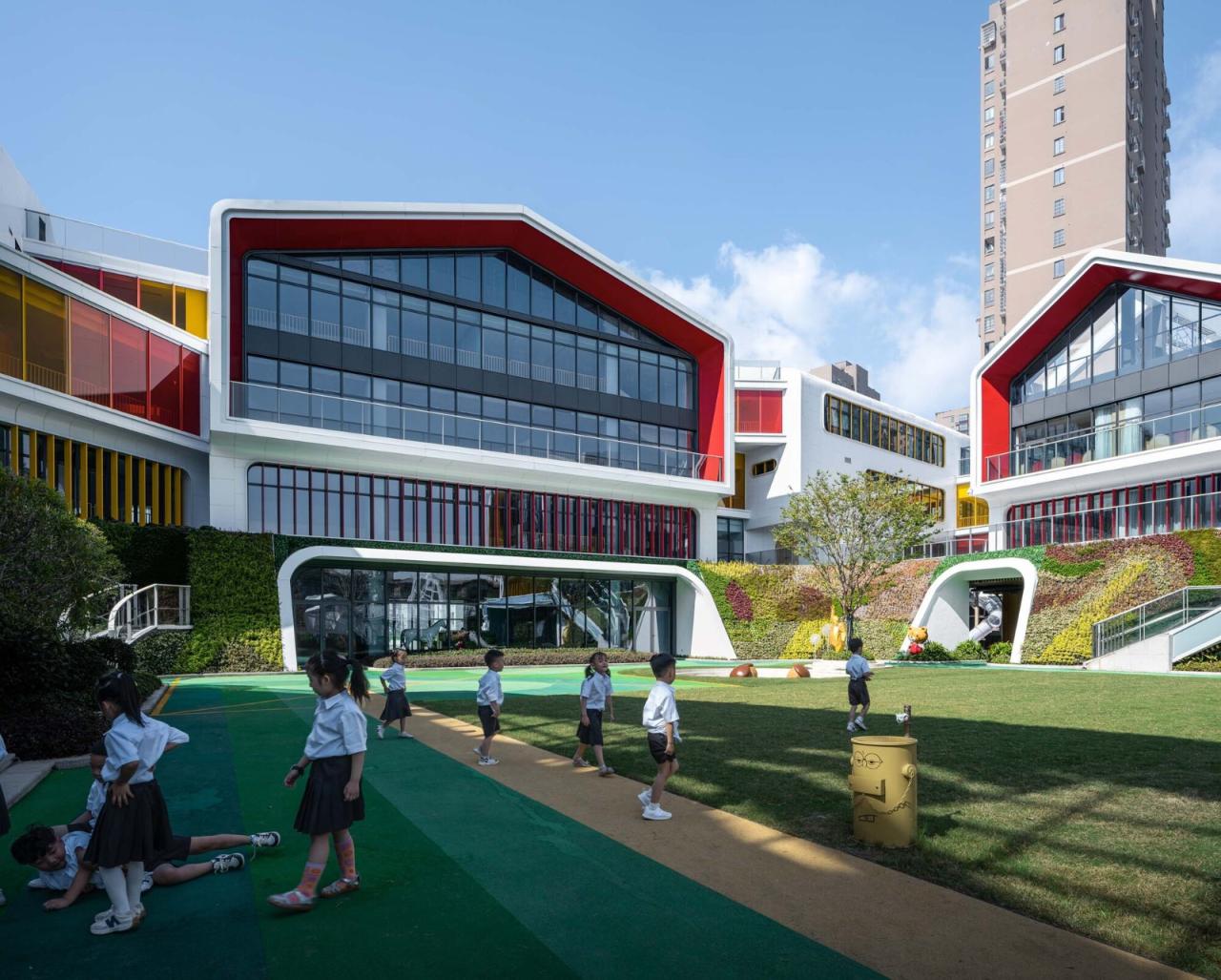 BIM建筑|金昌蒙德斐尔.幼儿园 / 零壹城市建筑事务所