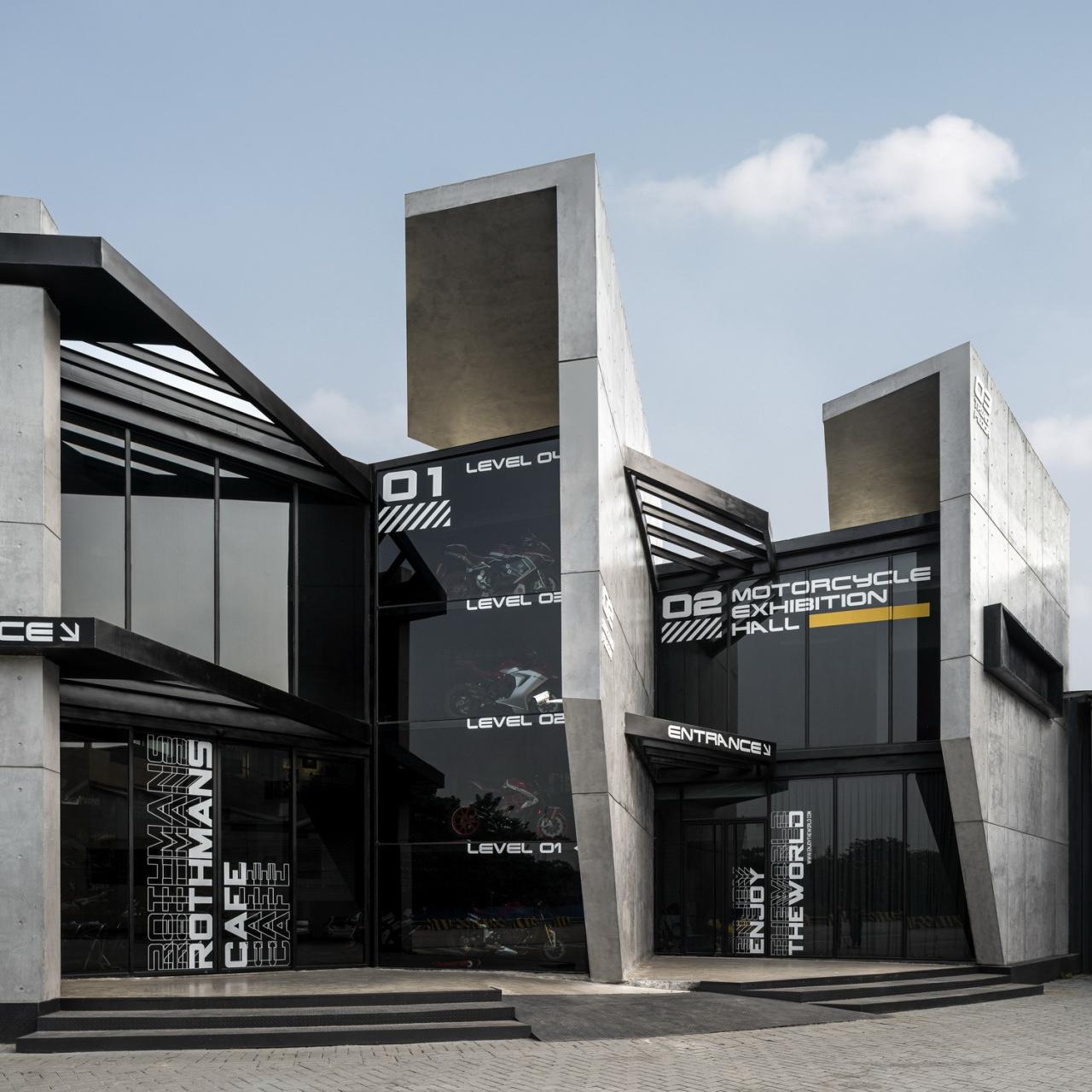 BIM建筑|机器与隐喻的诗学：顺德EW机车展厅 / SN-A超然建筑