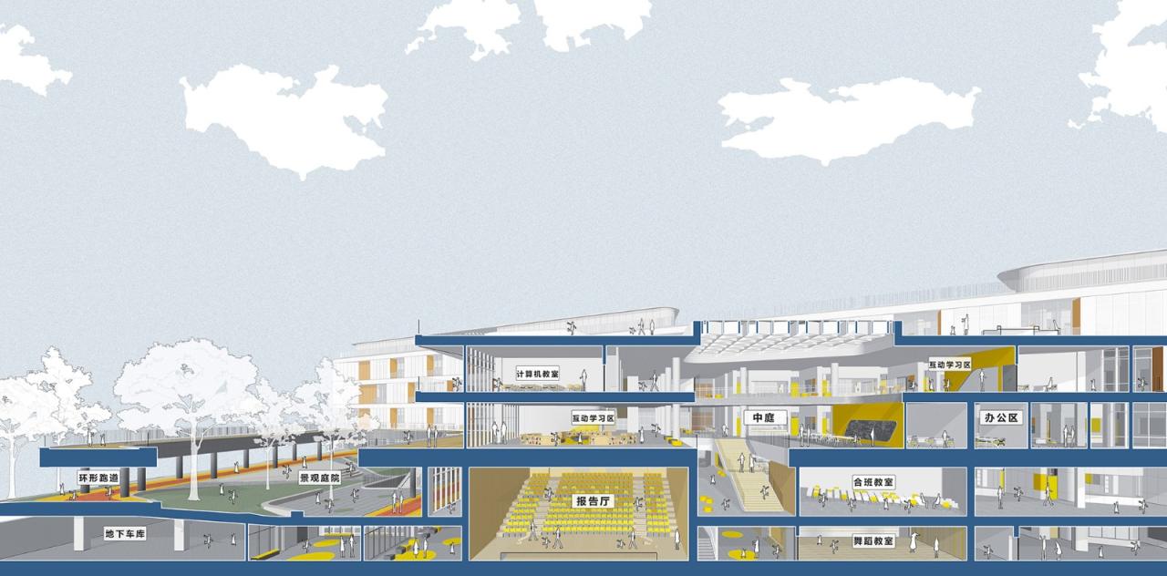 BIM建筑|对话童心，天性乐园：杭州江南实验学校教育集团江晖小学 / 浙江大学建筑设计研究院