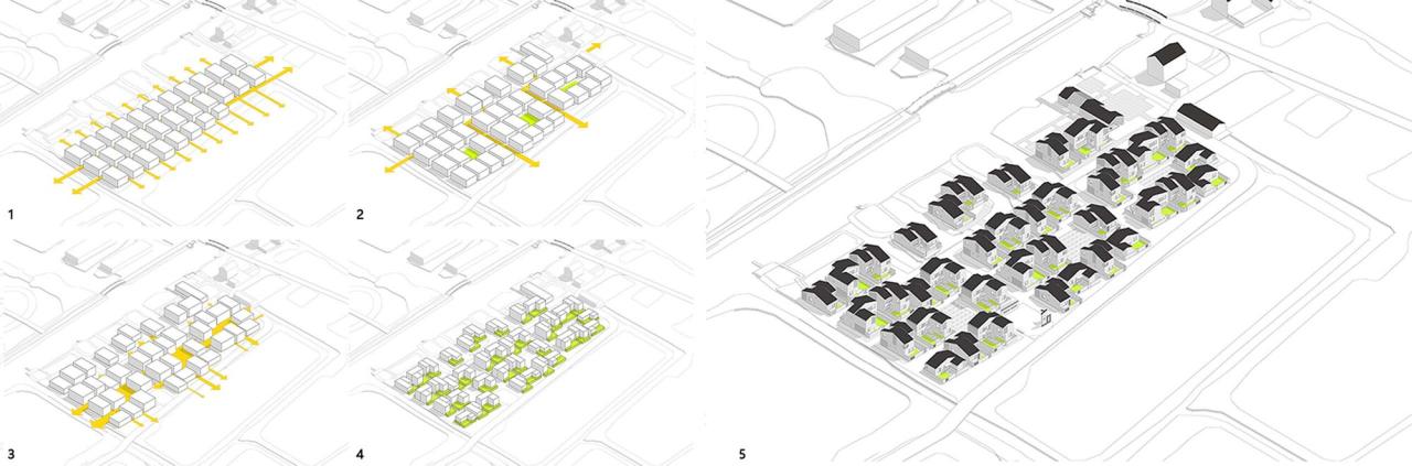 BIM建筑|阜宁县益林镇穆沟村新型社区 / 南大设计院周凌工作室