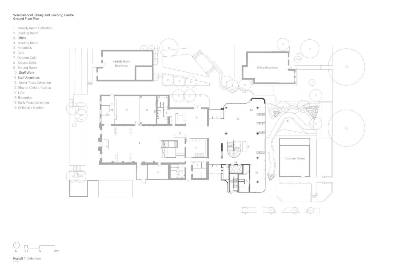BIM建筑|瓦南布尔图书馆与学习中心 / Kosloff Architecture