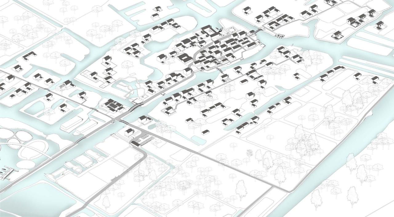 BIM建筑|阜宁县益林镇穆沟村新型社区 / 南大设计院周凌工作室