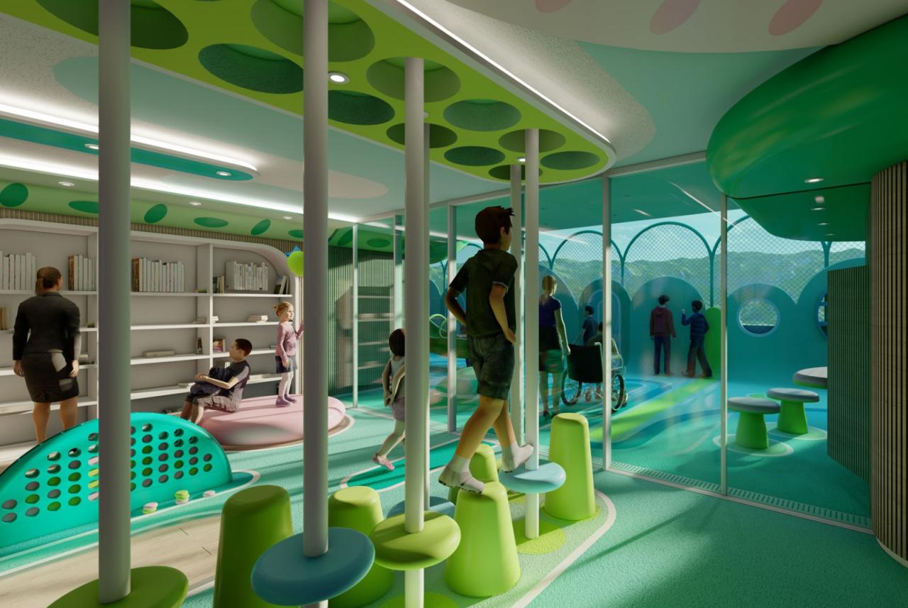 BIM建筑|癌症儿童的魔法谷 / 佰筑设计