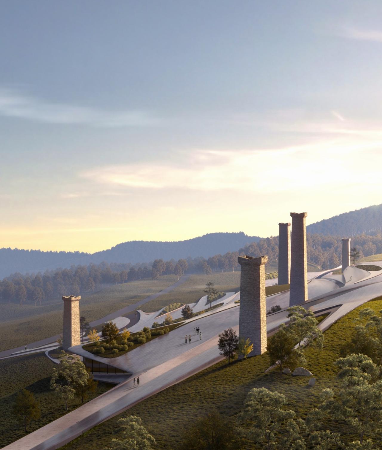 BIM建筑|藏碉石韵：四川省甘孜州丹巴县莫洛村文化综合体建筑设计 / 外行建筑