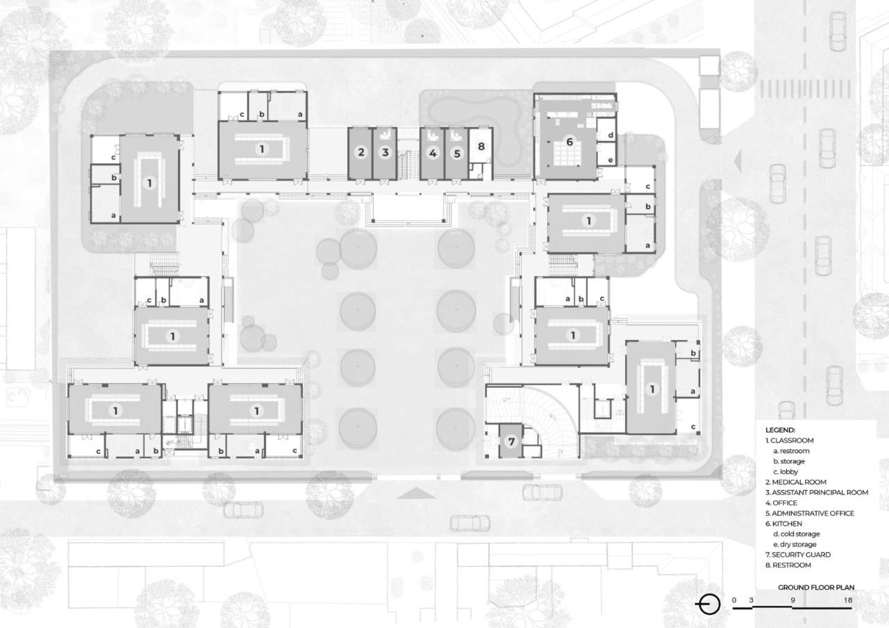 BIM建筑|Dich Vong Hau 幼儿园 / Sunjin Vietnam Joinventure Company