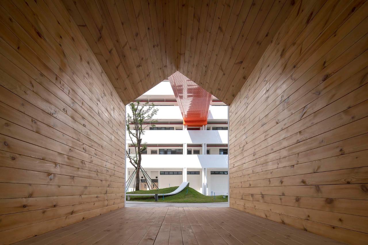 BIM建筑|南海桂城金桂高中 / 竖梁社