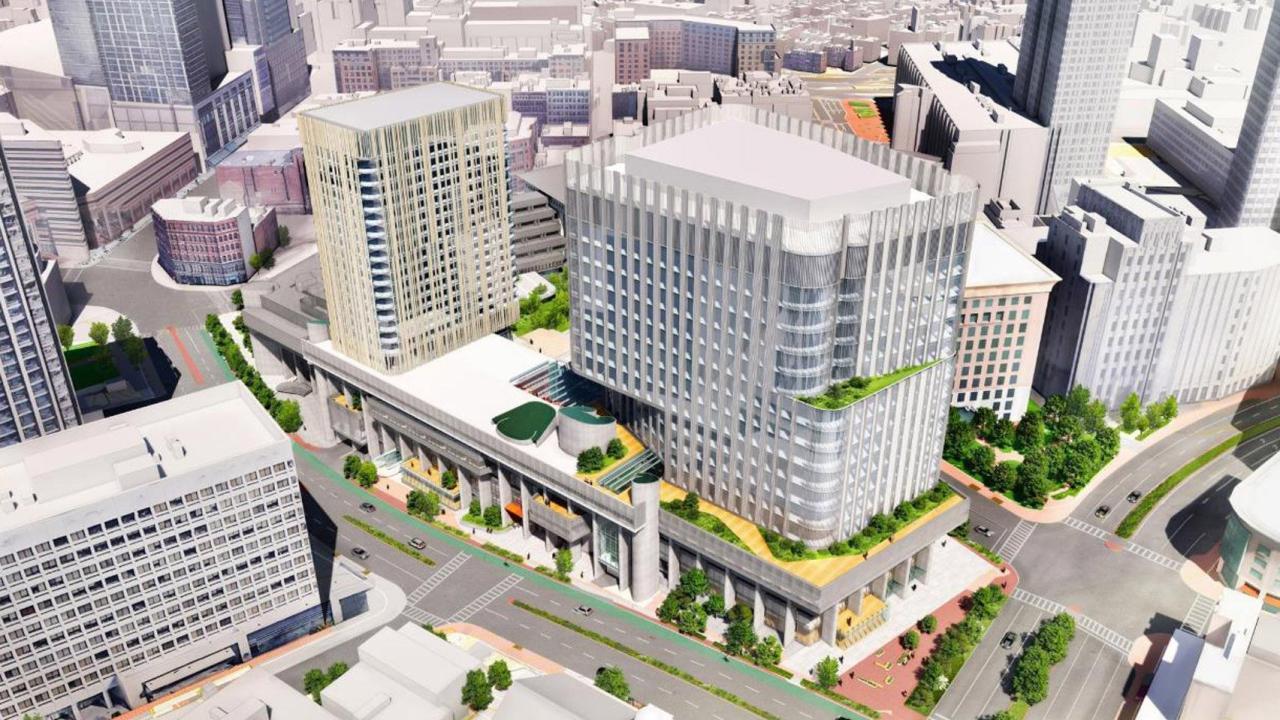 BIM建筑|NBBJ为波士顿政府服务中心增加两座塔楼