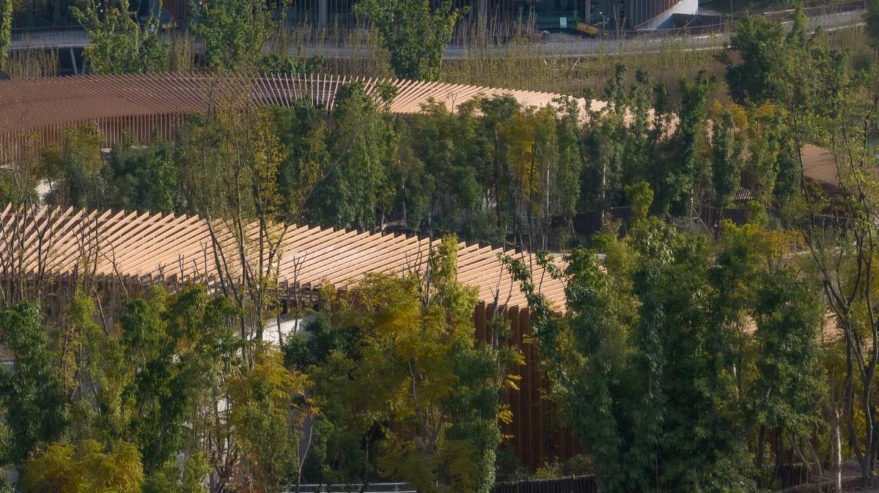 BIM建筑|成都熊猫新舍: 溪谷林壑间的自然栖居 / EID Arch姜平工作室