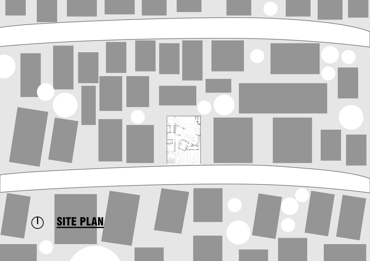 BIM建筑|爪哇屋顶+旋转房间，分心的房子 / Ismail Solehudin Architecture