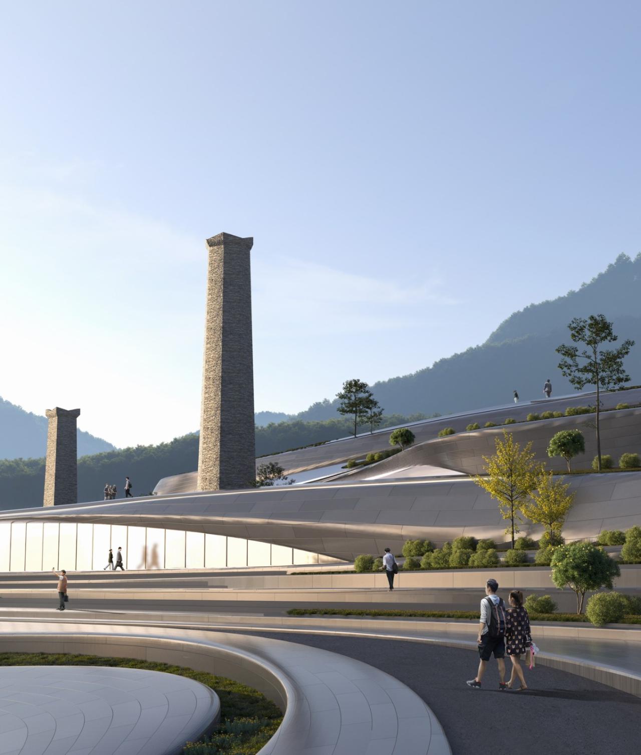 BIM建筑|藏碉石韵：四川省甘孜州丹巴县莫洛村文化综合体建筑设计 / 外行建筑