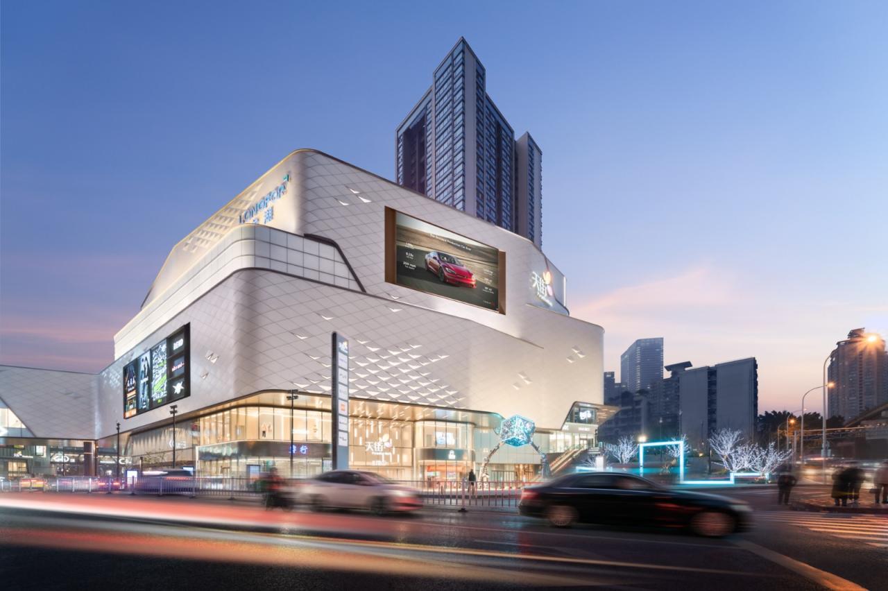 BIM建筑|十年筑造，一座天街一座城：重庆龙湖时代天街E馆 / 成执设计