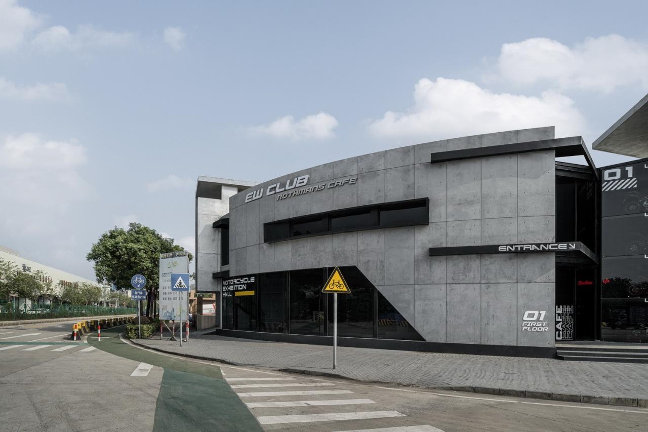 BIM建筑|机器与隐喻的诗学：顺德EW机车展厅 / SN-A超然建筑