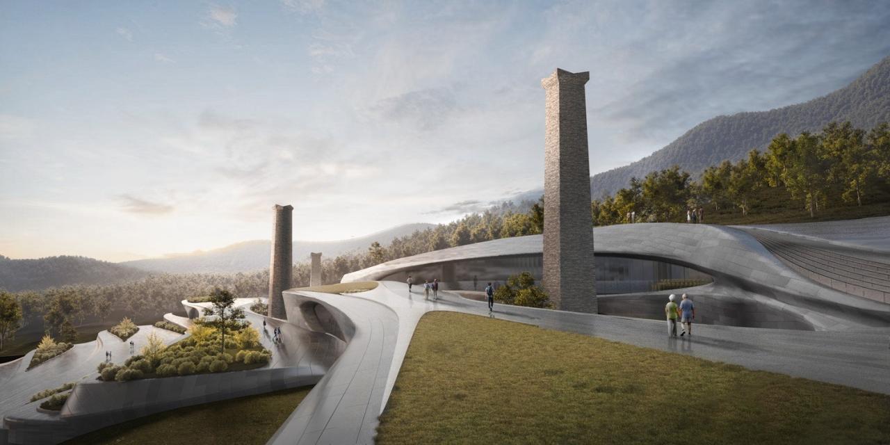 BIM建筑|藏碉石韵：四川省甘孜州丹巴县莫洛村文化综合体建筑设计 / 外行建筑