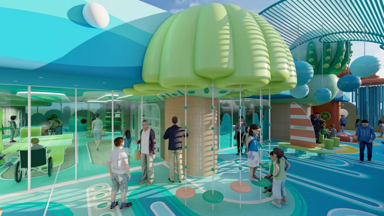 BIM建筑|癌症儿童的魔法谷 / 佰筑设计