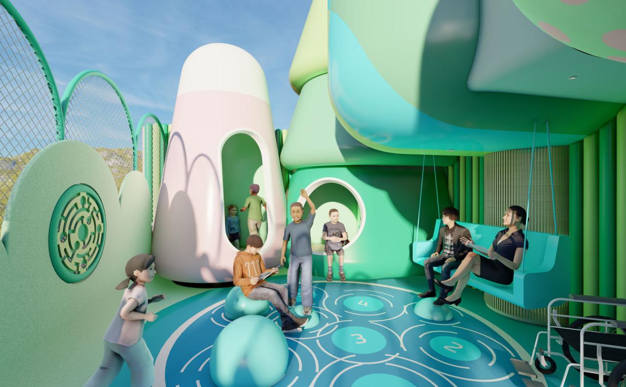 BIM建筑|癌症儿童的魔法谷 / 佰筑设计