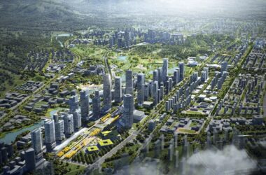 BIM建筑|长沙招商梅溪湖花园城方案首发：【二十四时·森活童行】科技生态有氧MALL / 三益中国-BIM建筑网