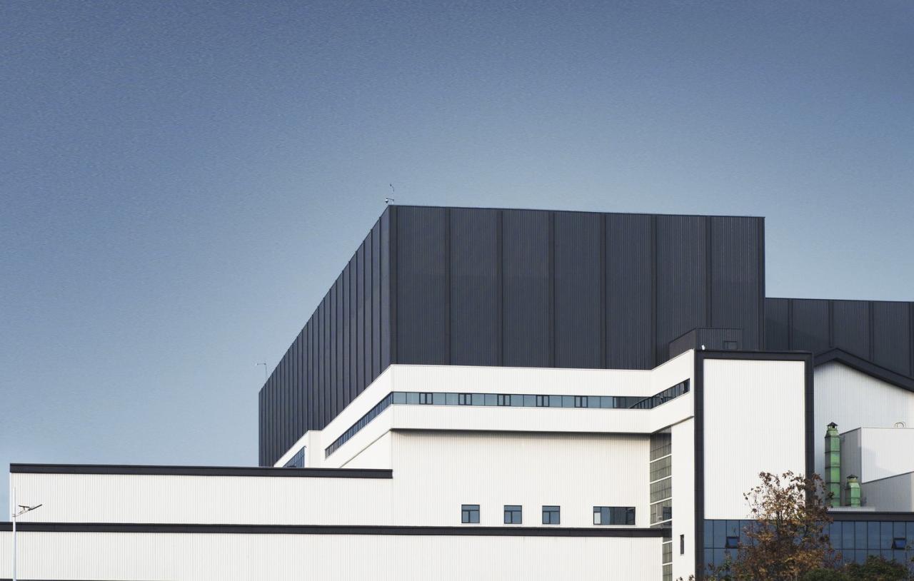 BIM建筑|锡东生活垃圾焚烧发电厂外立面改造 / 广州华科工程技术有限公司