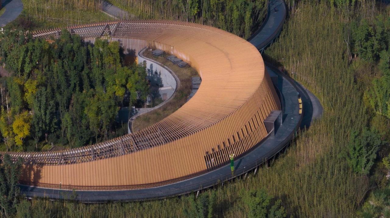 BIM建筑|成都熊猫新舍: 溪谷林壑间的自然栖居 / EID Arch姜平工作室