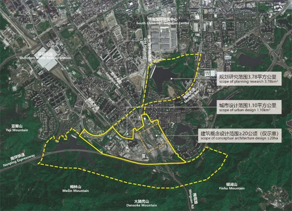 BIM建筑|正式公告丨深圳市梅林关片区城市设计国际咨询
