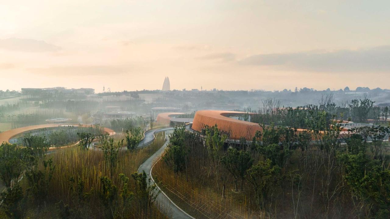 BIM建筑|成都熊猫新舍: 溪谷林壑间的自然栖居 / EID Arch姜平工作室