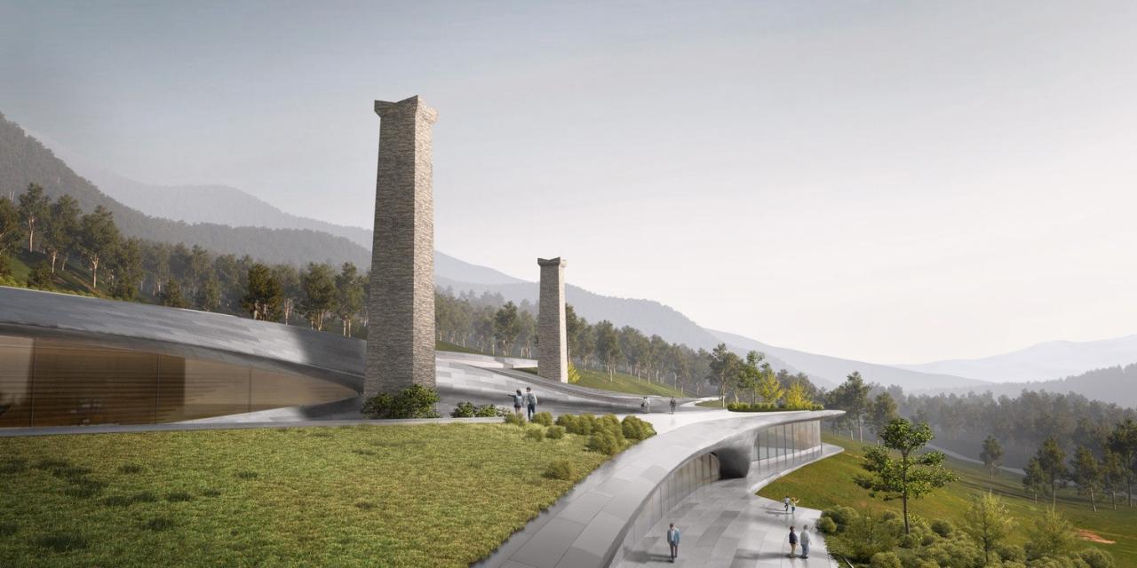 BIM建筑|藏碉石韵：四川省甘孜州丹巴县莫洛村文化综合体建筑设计 / 外行建筑