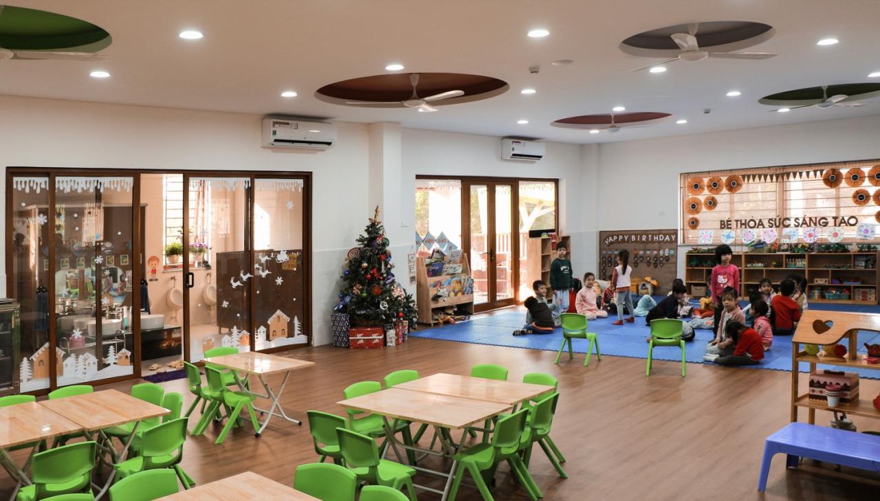 BIM建筑|Dich Vong Hau 幼儿园 / Sunjin Vietnam Joinventure Company