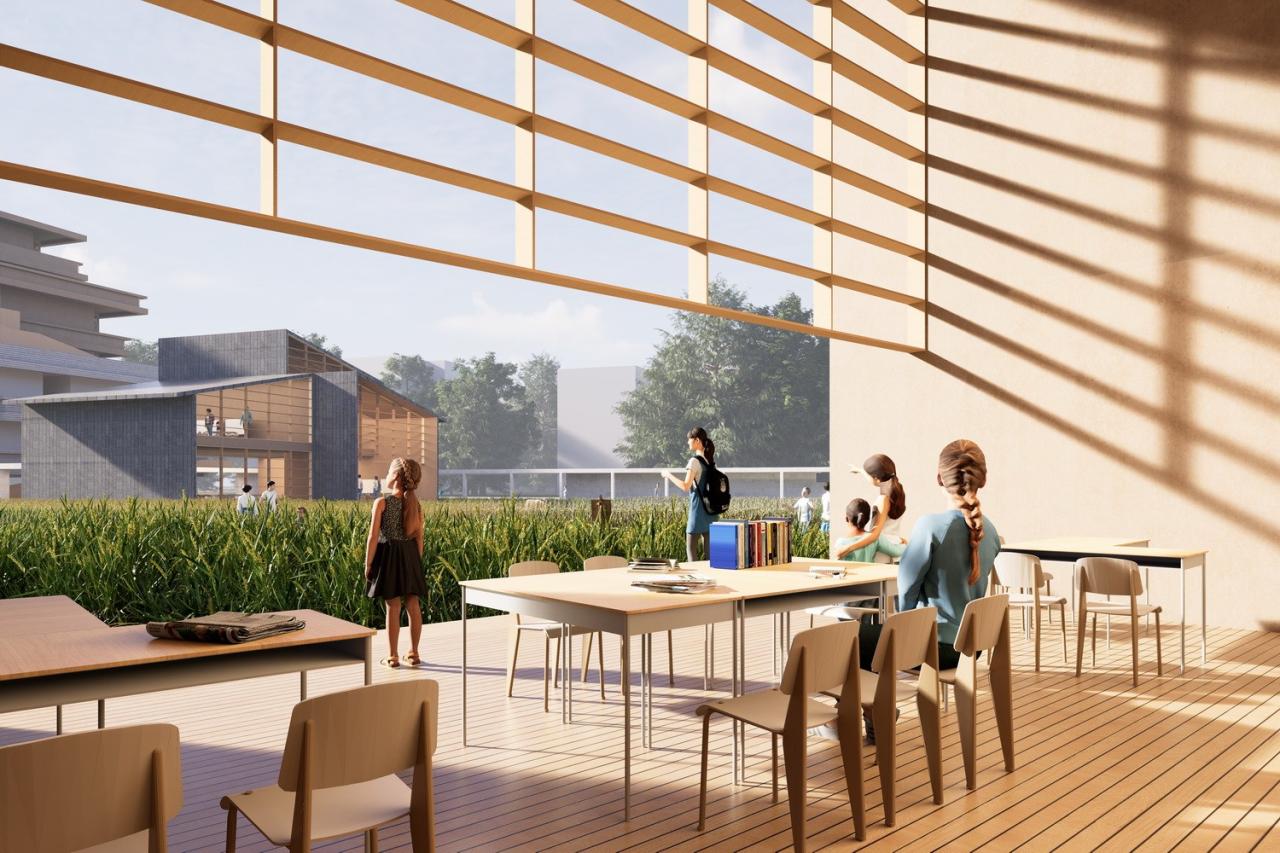 BIM建筑|湾区重点学校方案设计：佛山一中顺德学校 / AG汇创