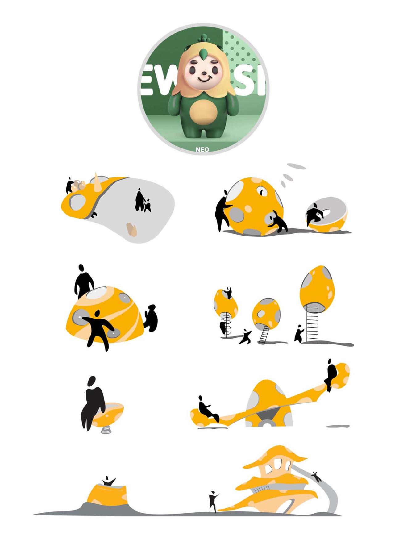 BIM建筑|丛林星球 · 回归自然大地的儿童空间 / 喜随设计